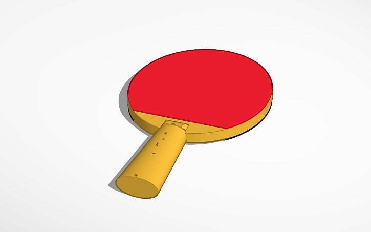 ping pong paddle by AilbeC | Download free STL model | Printables.com