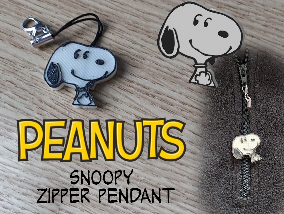 Snoopy beads for smartphone or zipper pendant