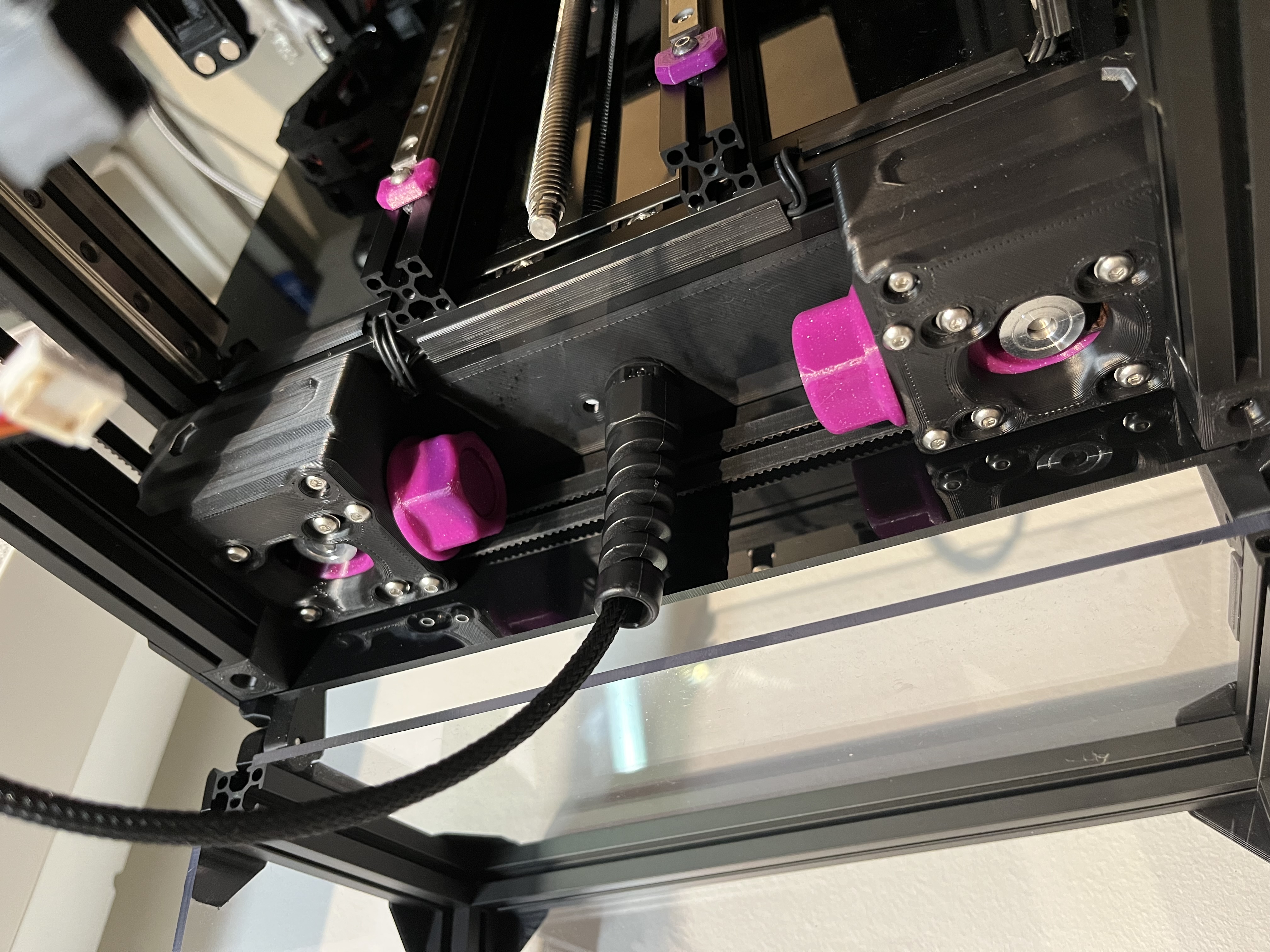 Corner Cable Cover With Drop Down Holes - Printable Voron User