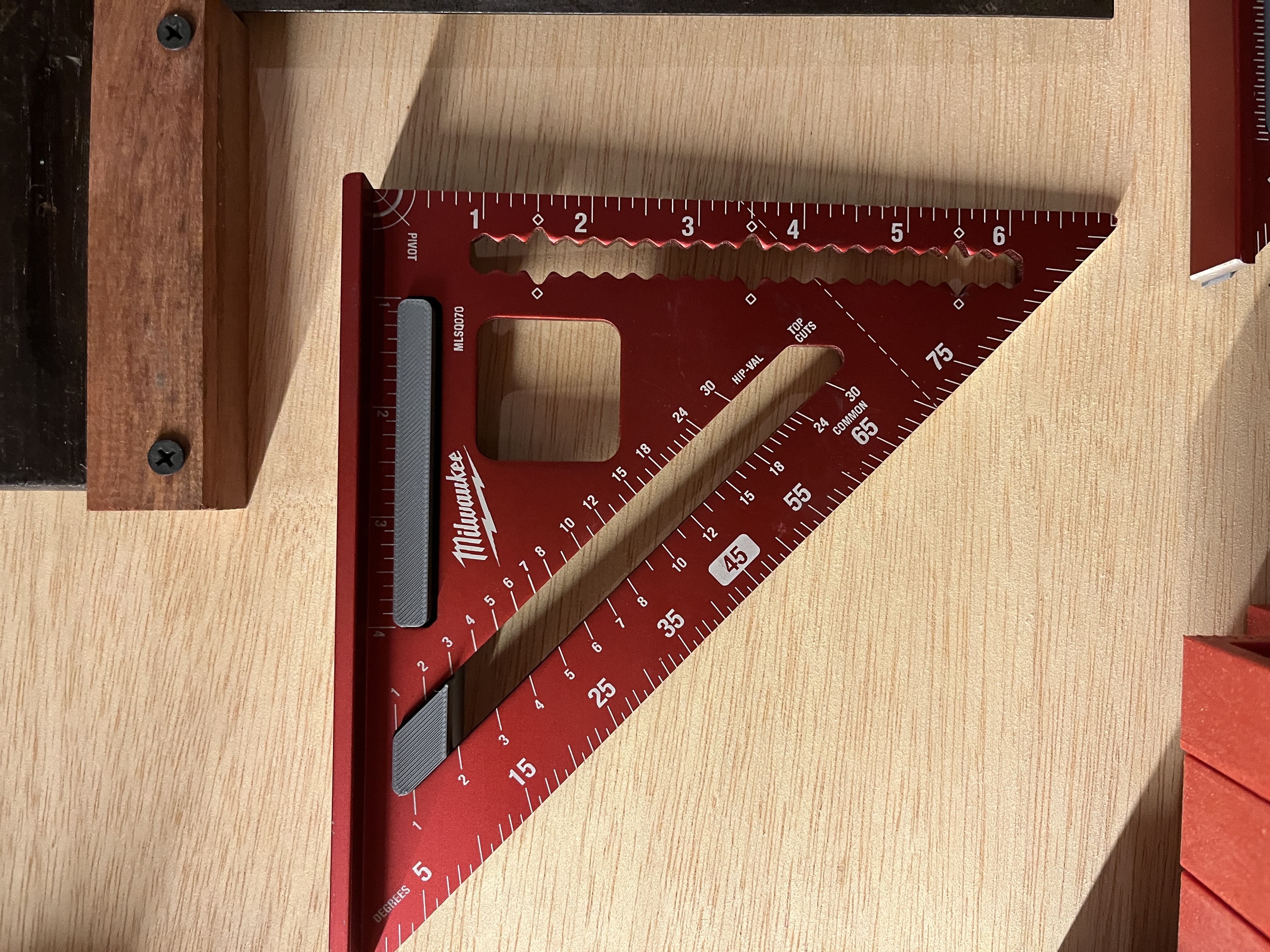 Square holder 6 inch Milwaukee