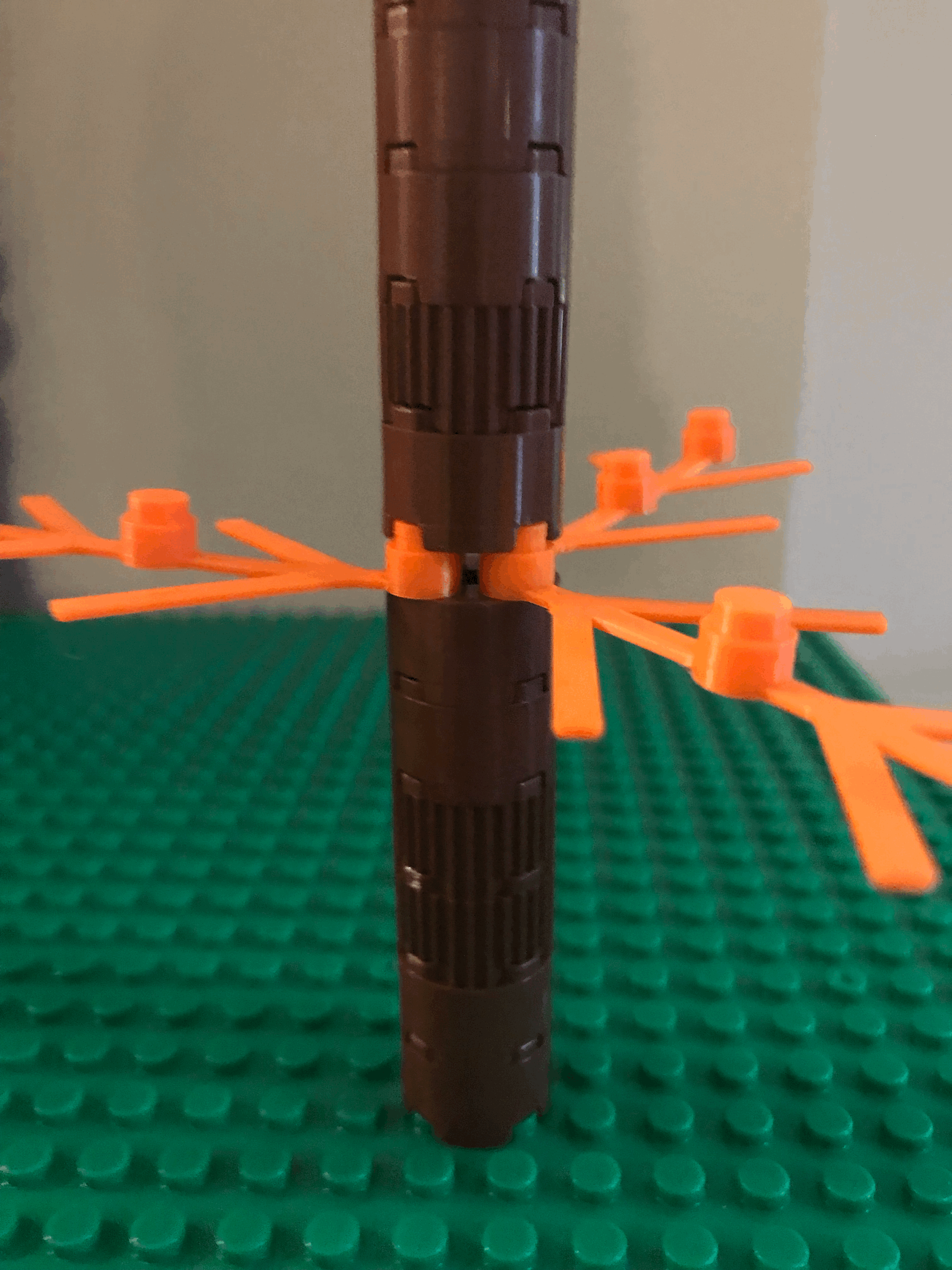 Miniatura 2 do modelo 3D lego leaf/branch