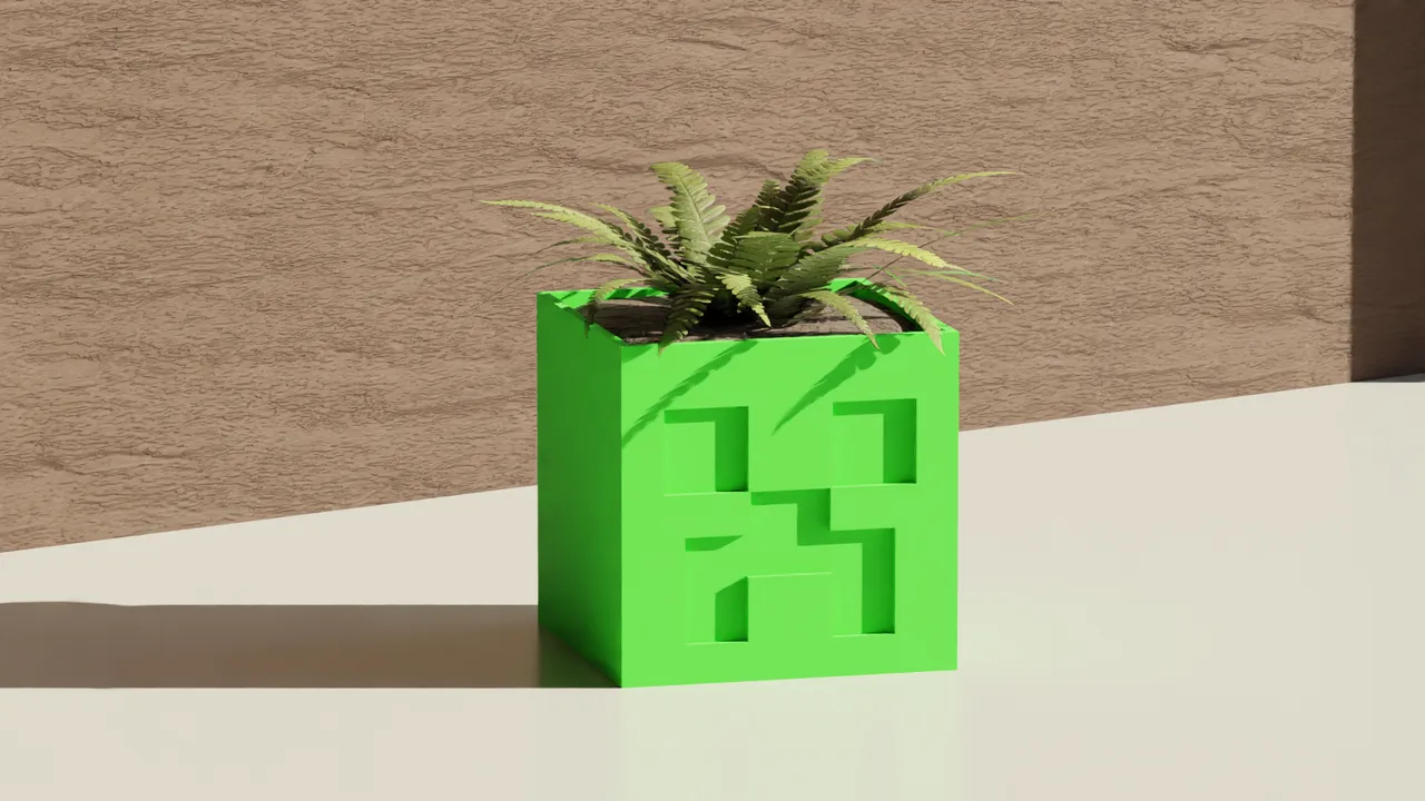 Minecraft Bee 3D Print Planter Cute Animal Plant Pot 