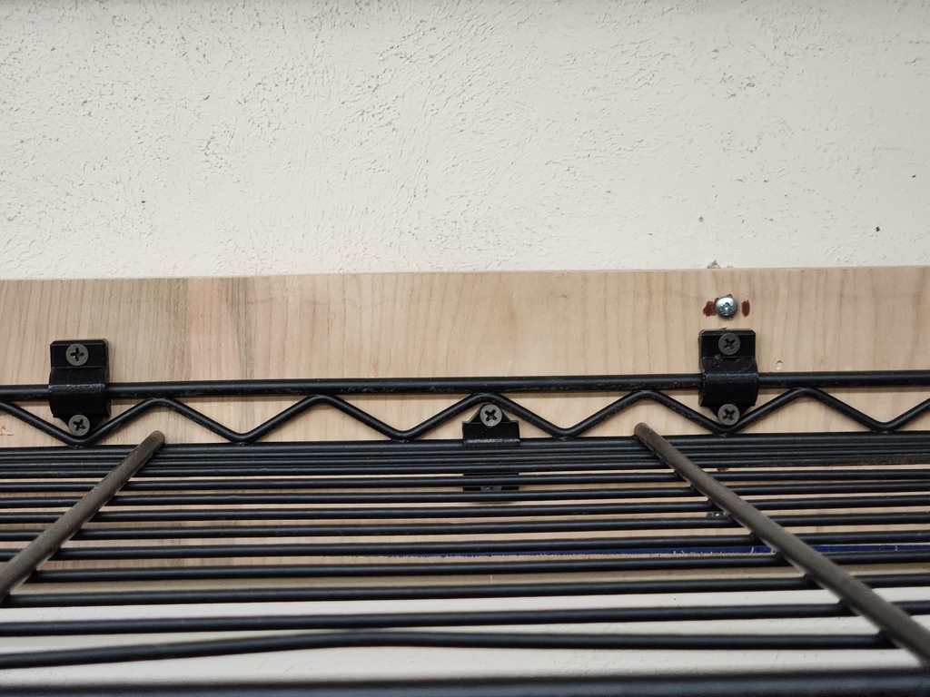 wire shelf bracket wall mount (modified for 1" inch shelves) by