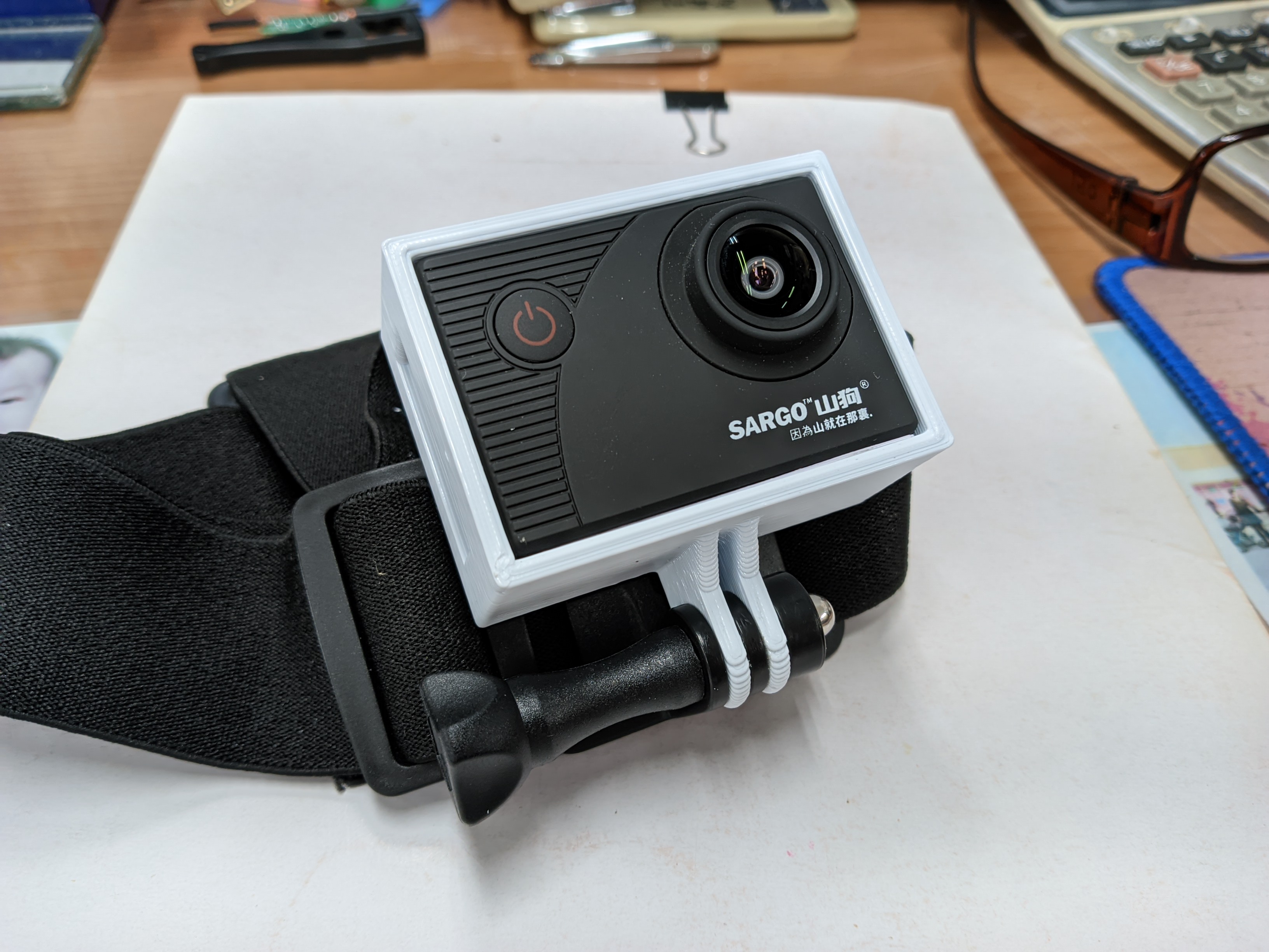 Action camera case for gopro mount by Jeremy Wang Download free STL model