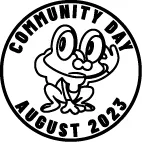 Froakie Community Day Coin August 2023