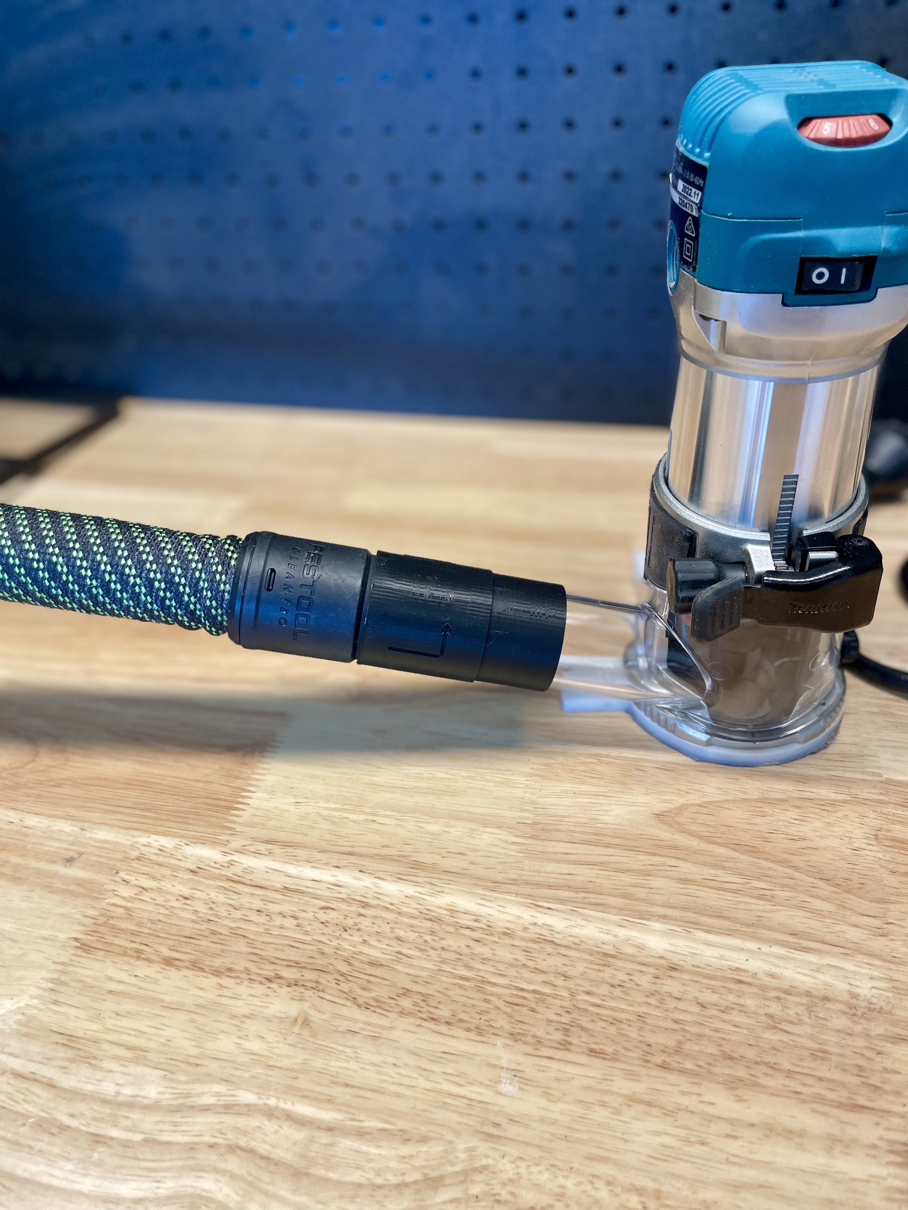 Makita RT0700 to Festool Cleantec Hose Adapter