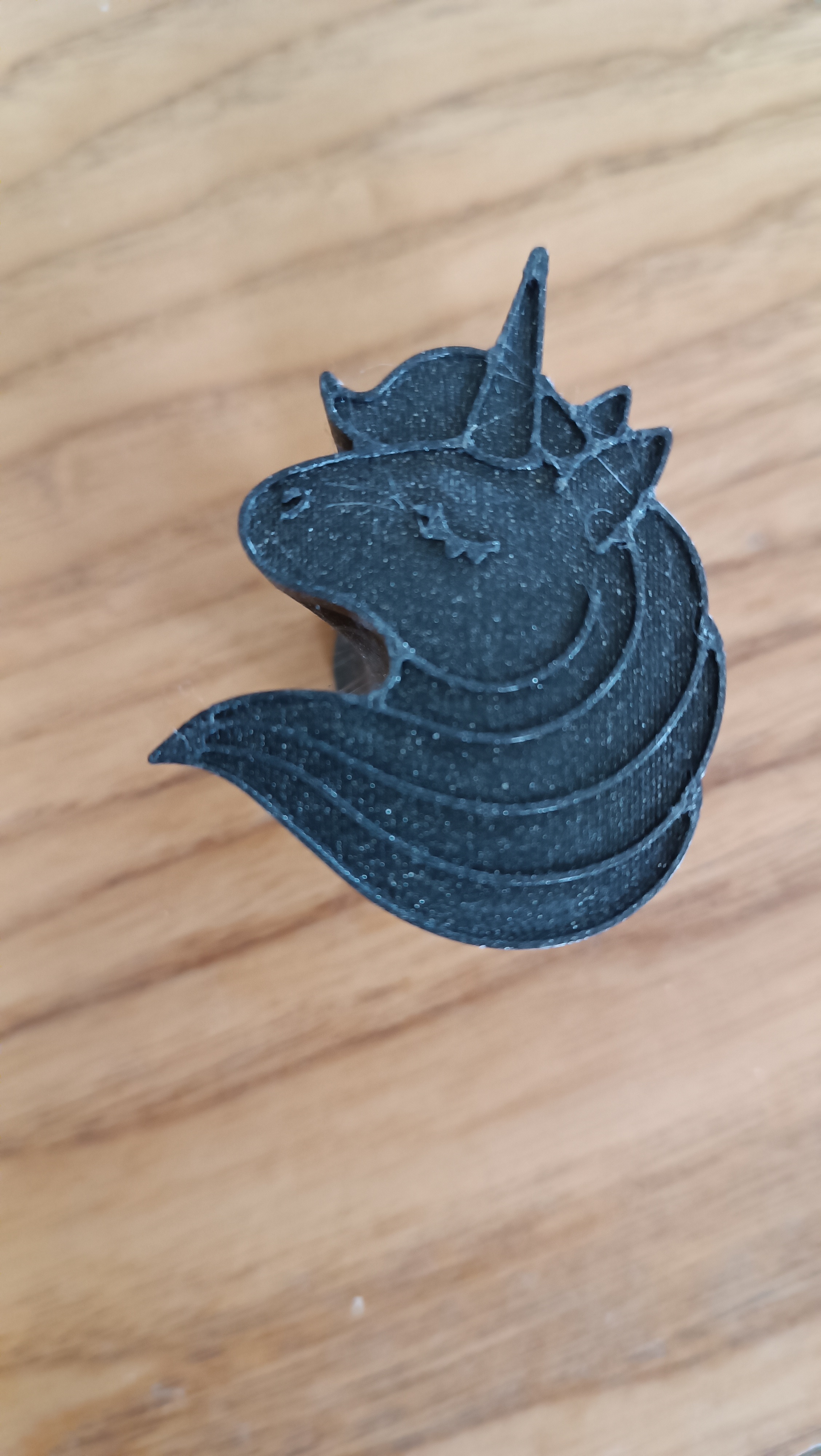 unicorn clay stamp