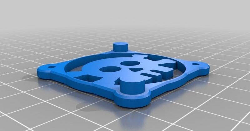 Cute Skull - Monoprice Maker Select V2 Fan Guard by R. Brown | Download ...