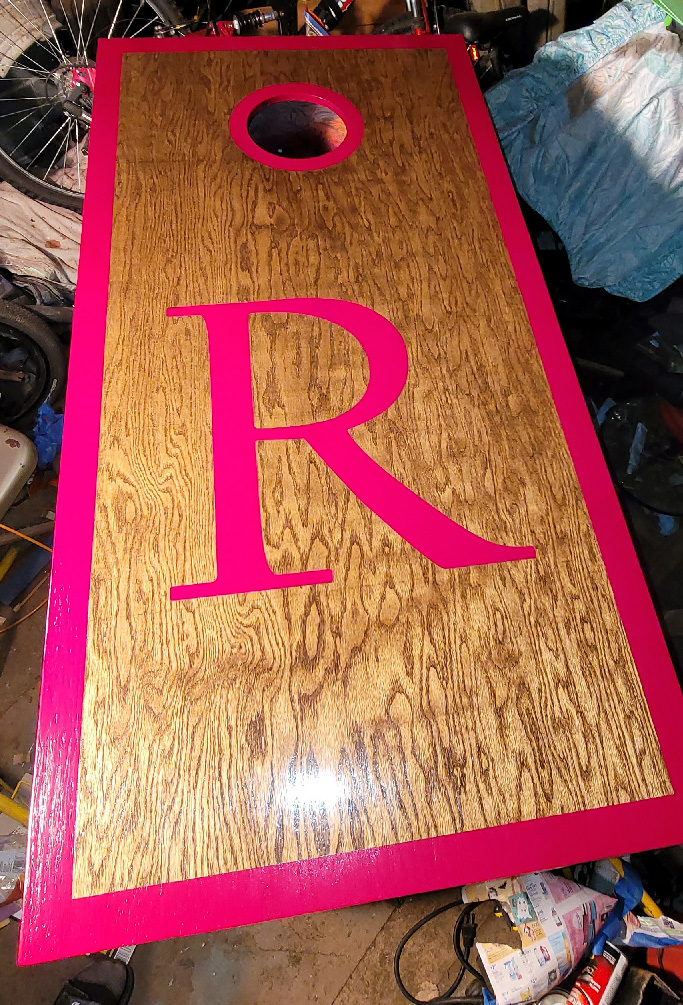 Cornhole 1 inch Hole Stencil &amp; Aligner by LegendaryCheez | Download ...