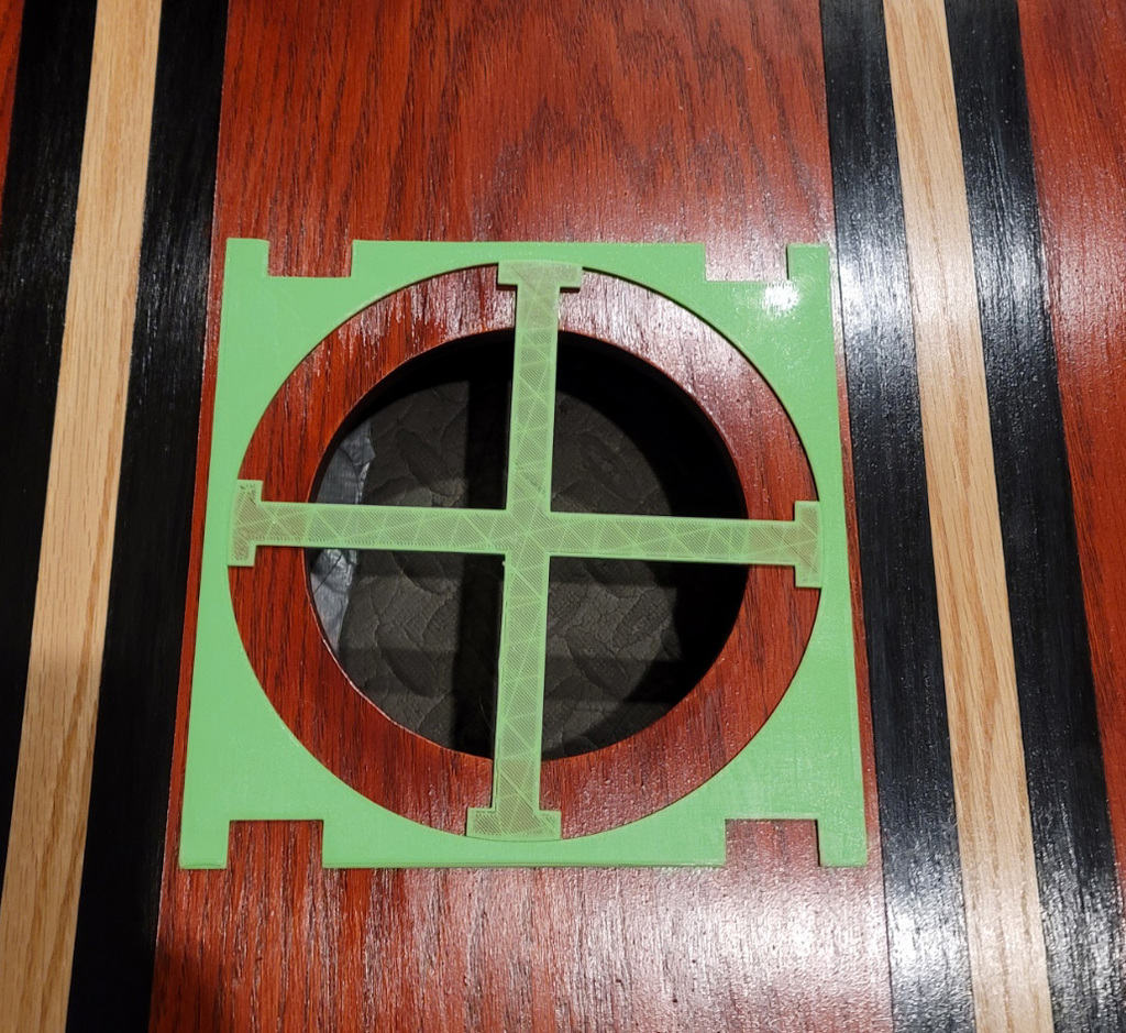 Cornhole 1 inch Hole Stencil & Aligner