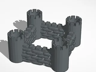 castle with drawbridge by AilbeC | Download free STL model | Printables.com