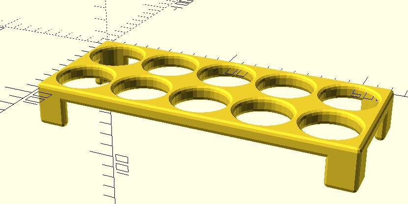 Modular fridge egg tray