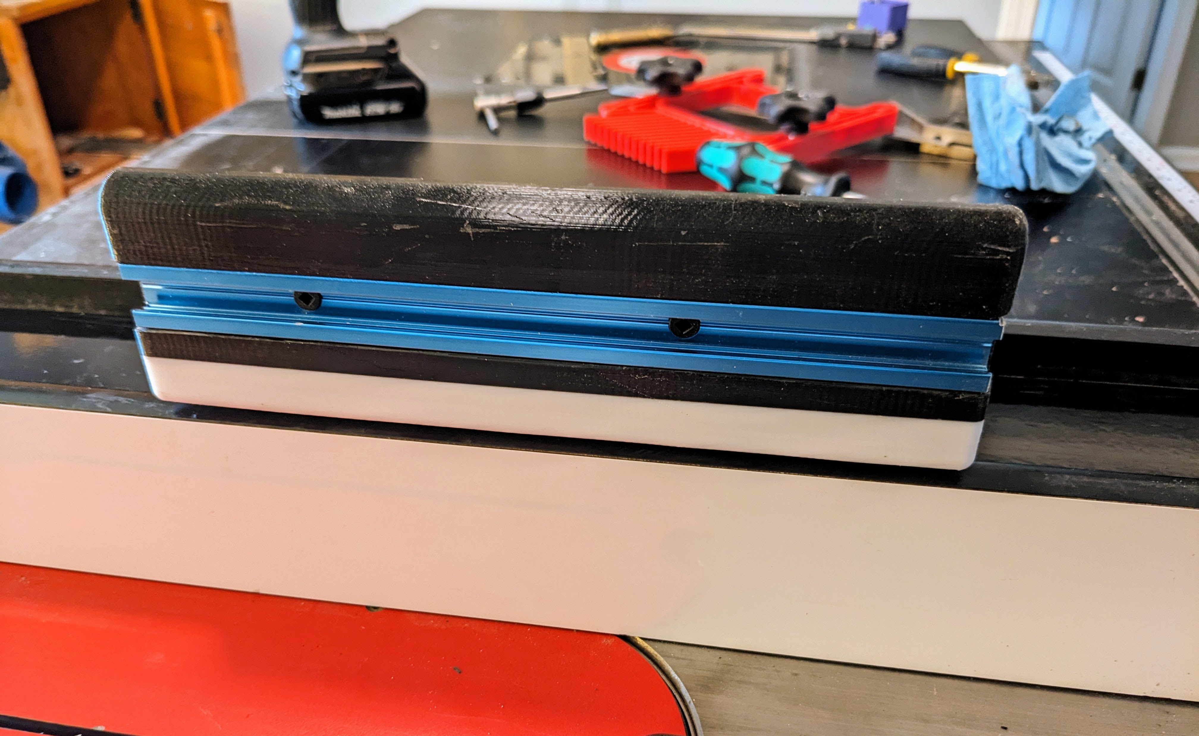 Fencemount ttrack for sawstop tglide table saw (1/4" hole) by shoooo