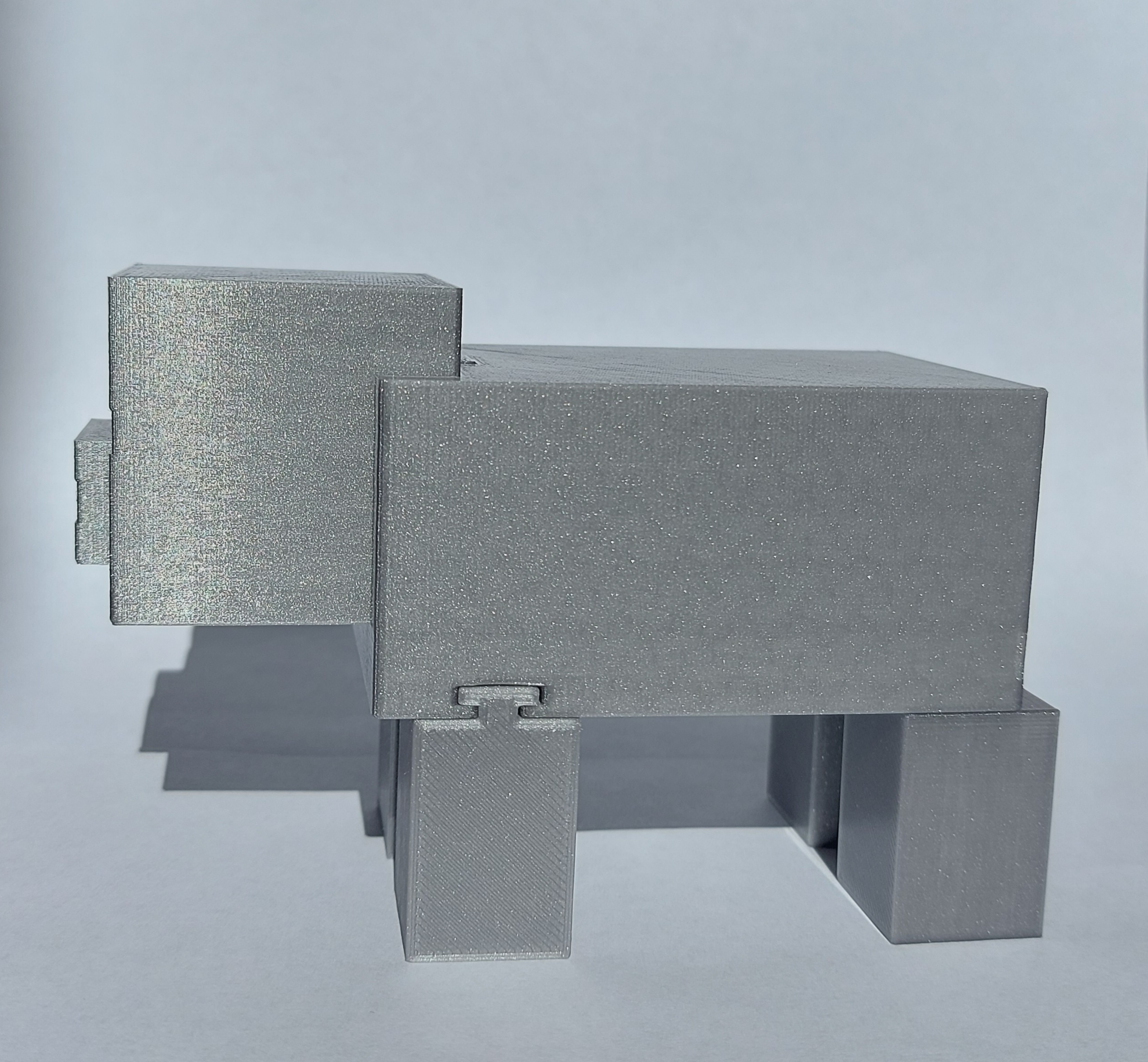 Miniatura 4 do modelo 3D Minecraft Pig