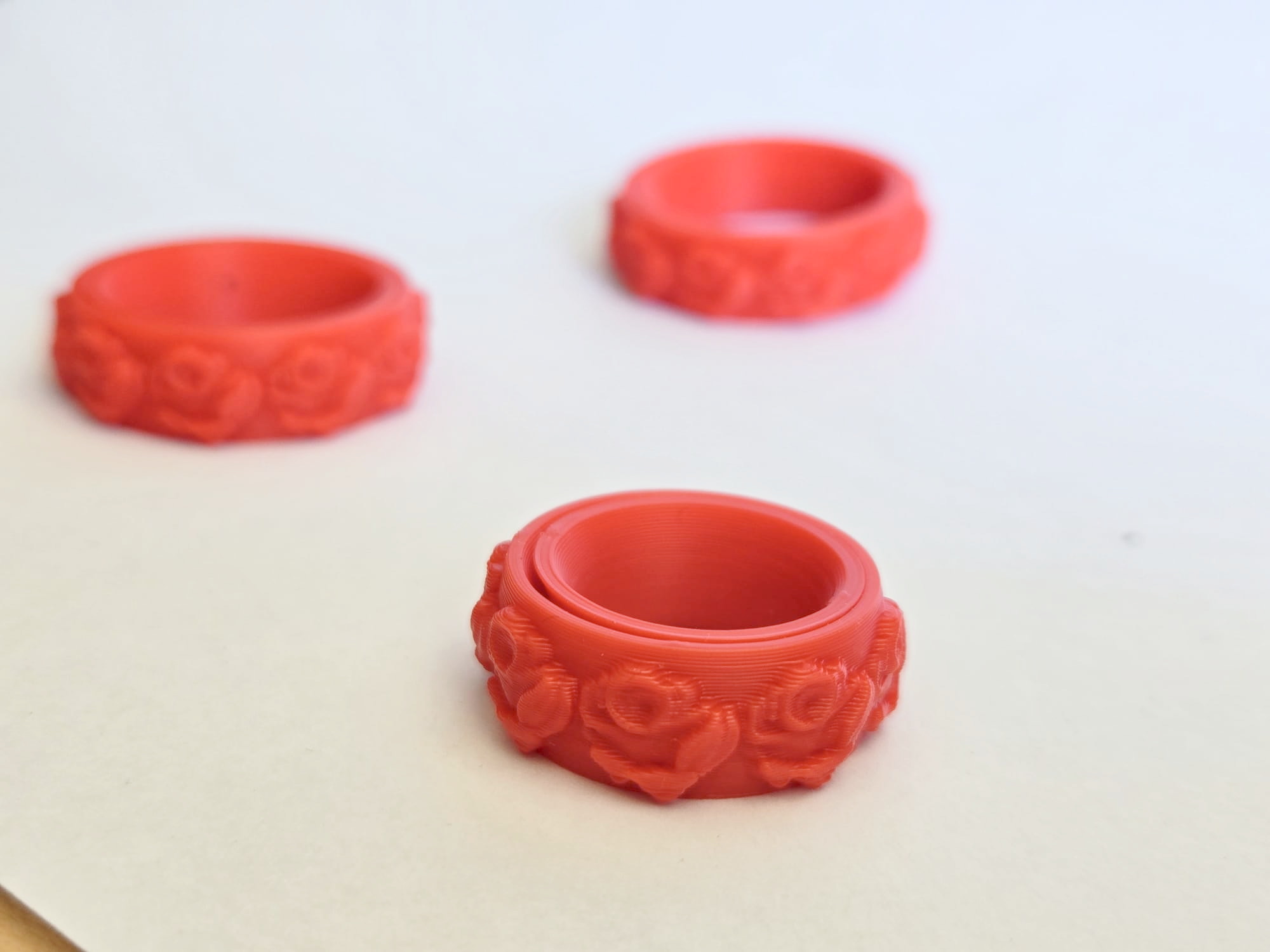 Fidget Rose Ring - Playful Love
