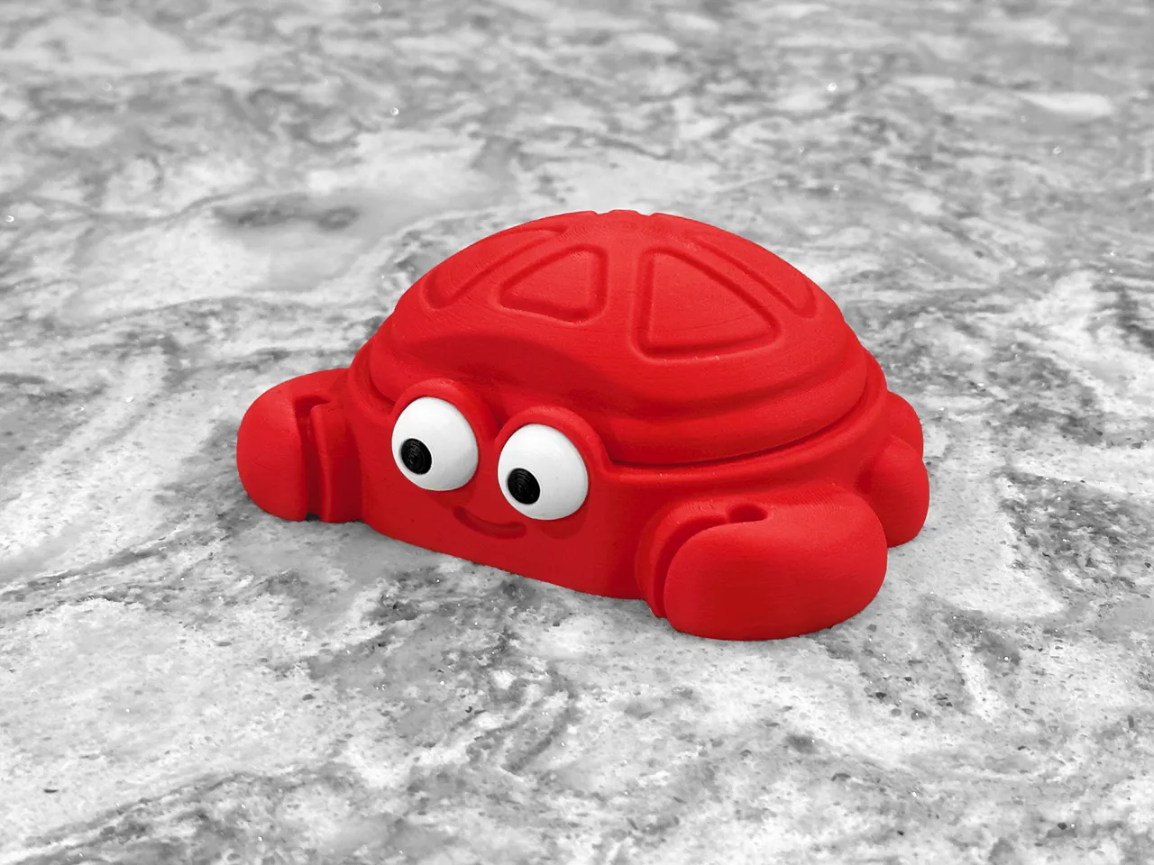 Mini Crab Sandbox Dish/Bowl by Popandsicle Download free STL