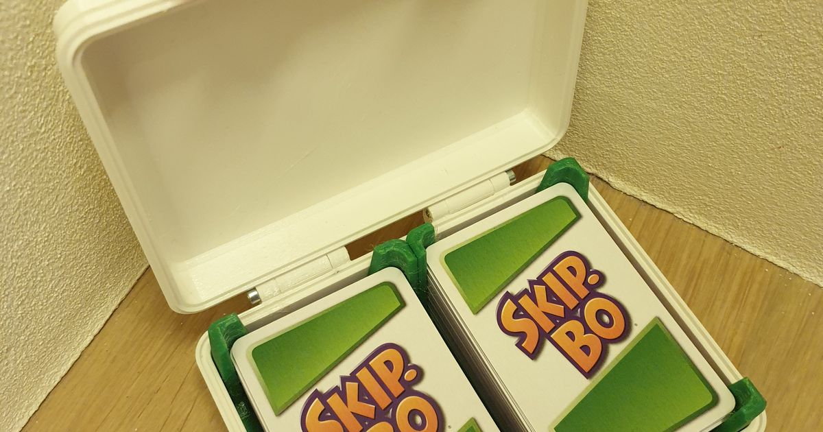 Rugged Skipbo Box, Skip-bo, Skip bo by 3Dimensions | Download free STL ...