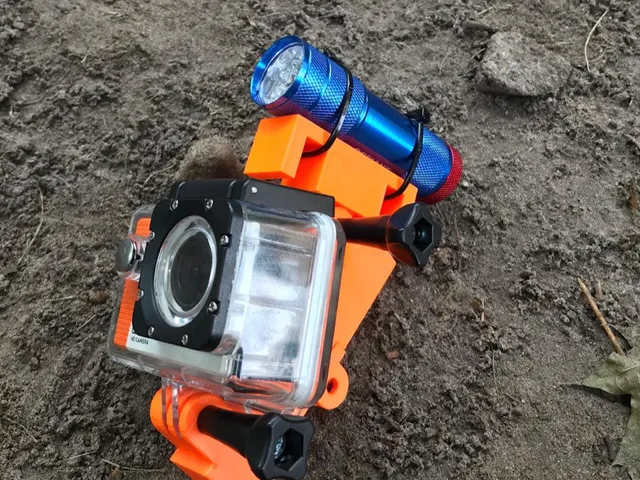 GoPro flashlight mount