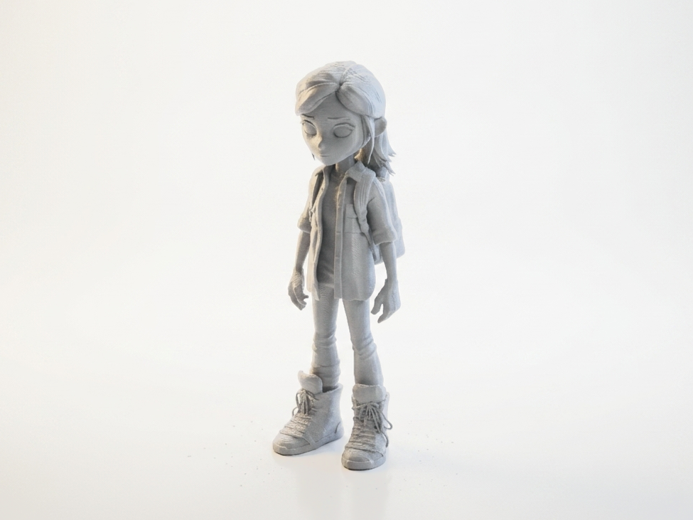 Ellie TLOU Gaming Figurine 3D Printable