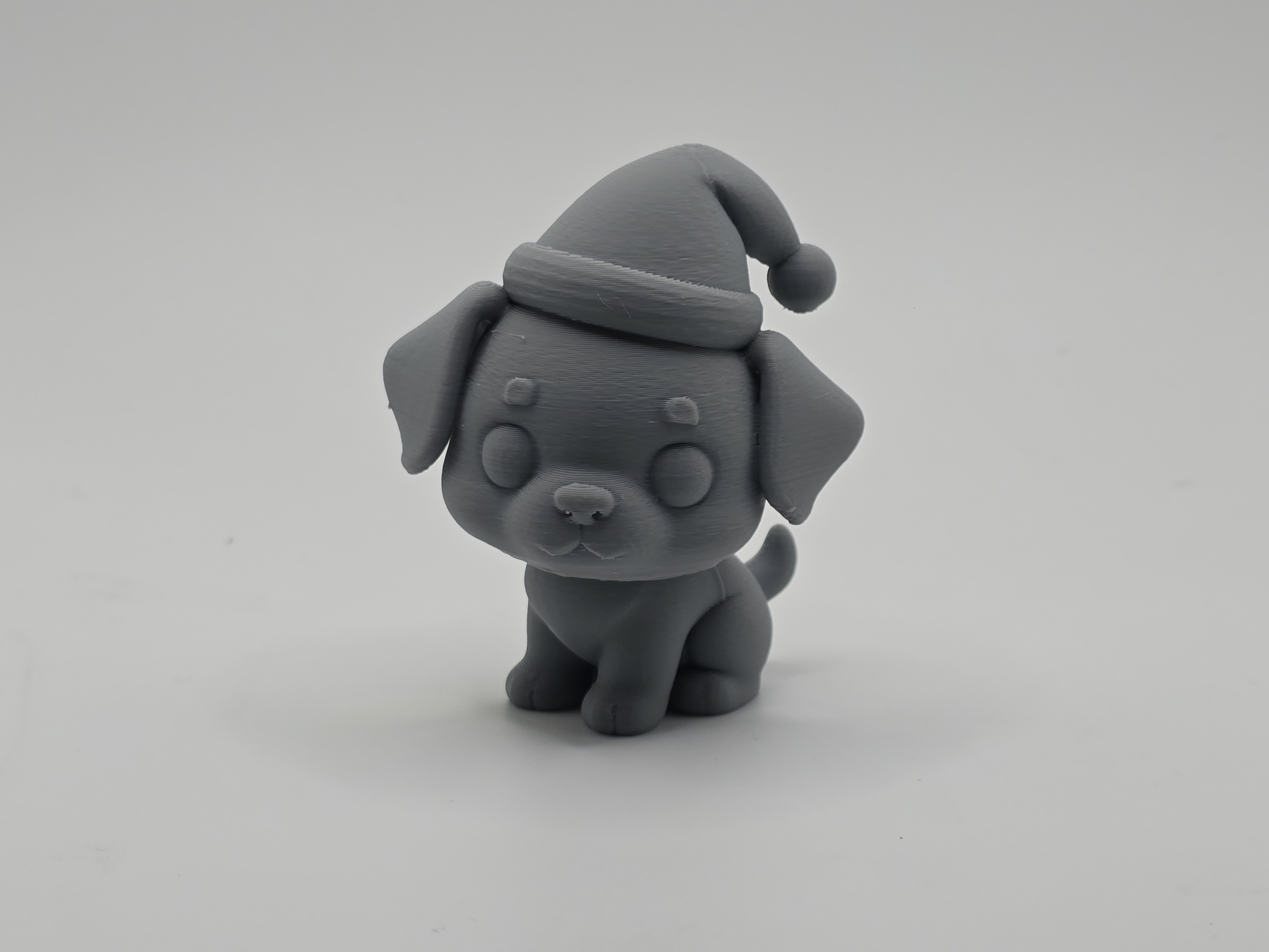 Cute Christmas Dog Figurine/Keychain