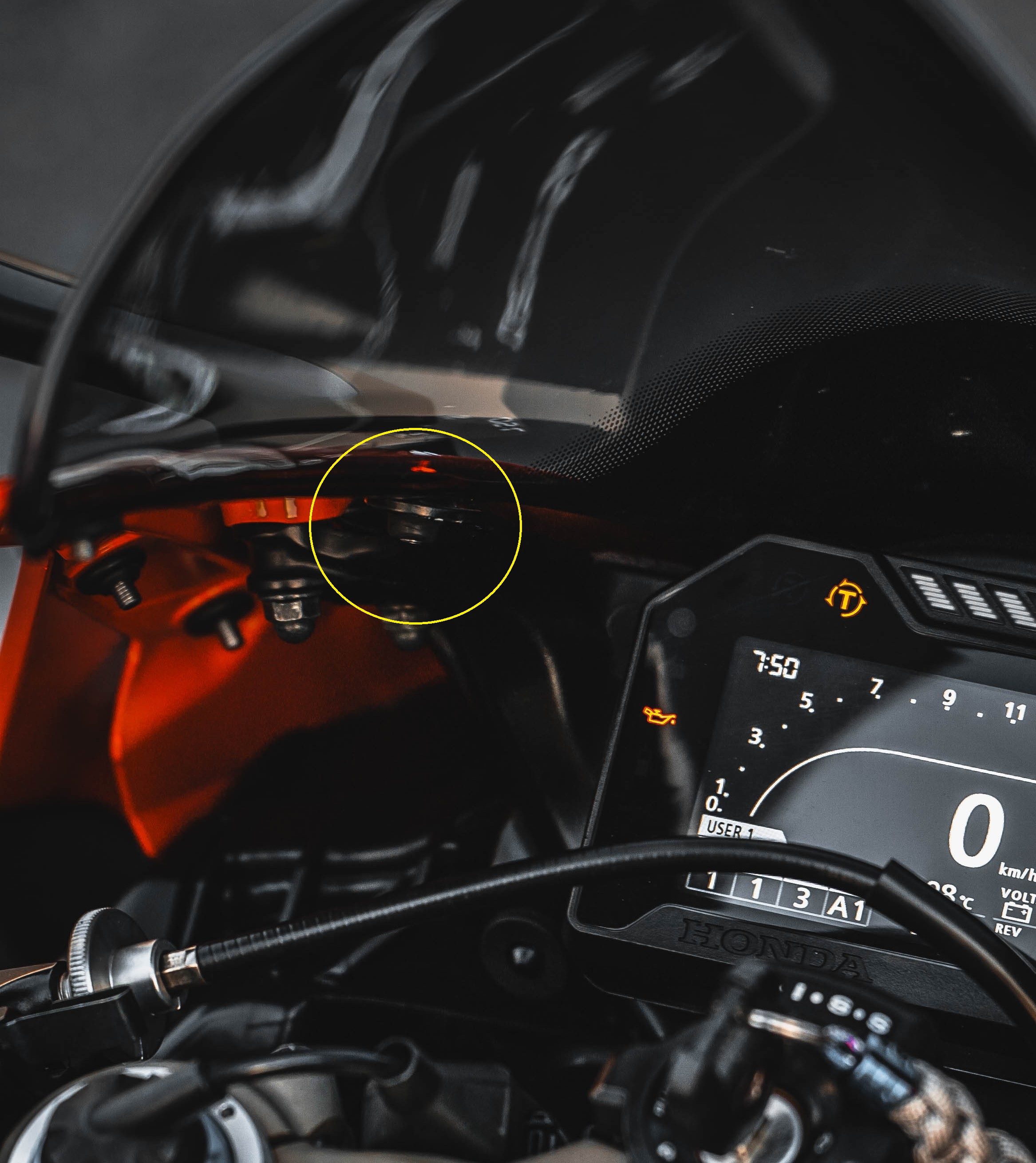 CBR 1000 SC77 Windscreen rubbers