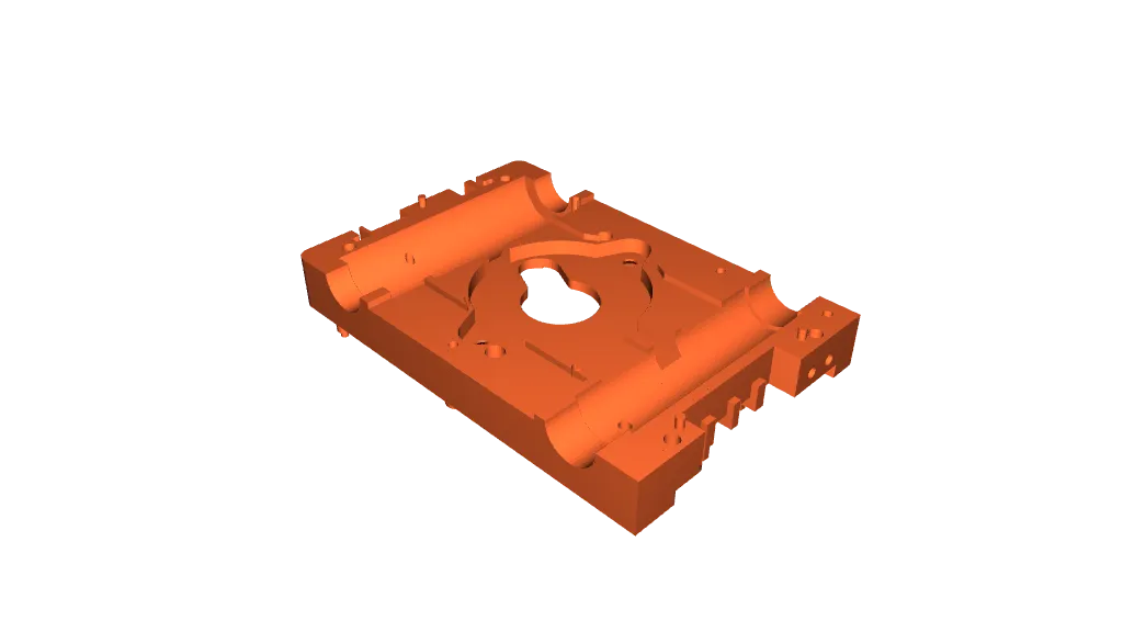 Qidi Plus4 Toolhead Carriage for Xmax3 Hotends by Rhiz0Matics