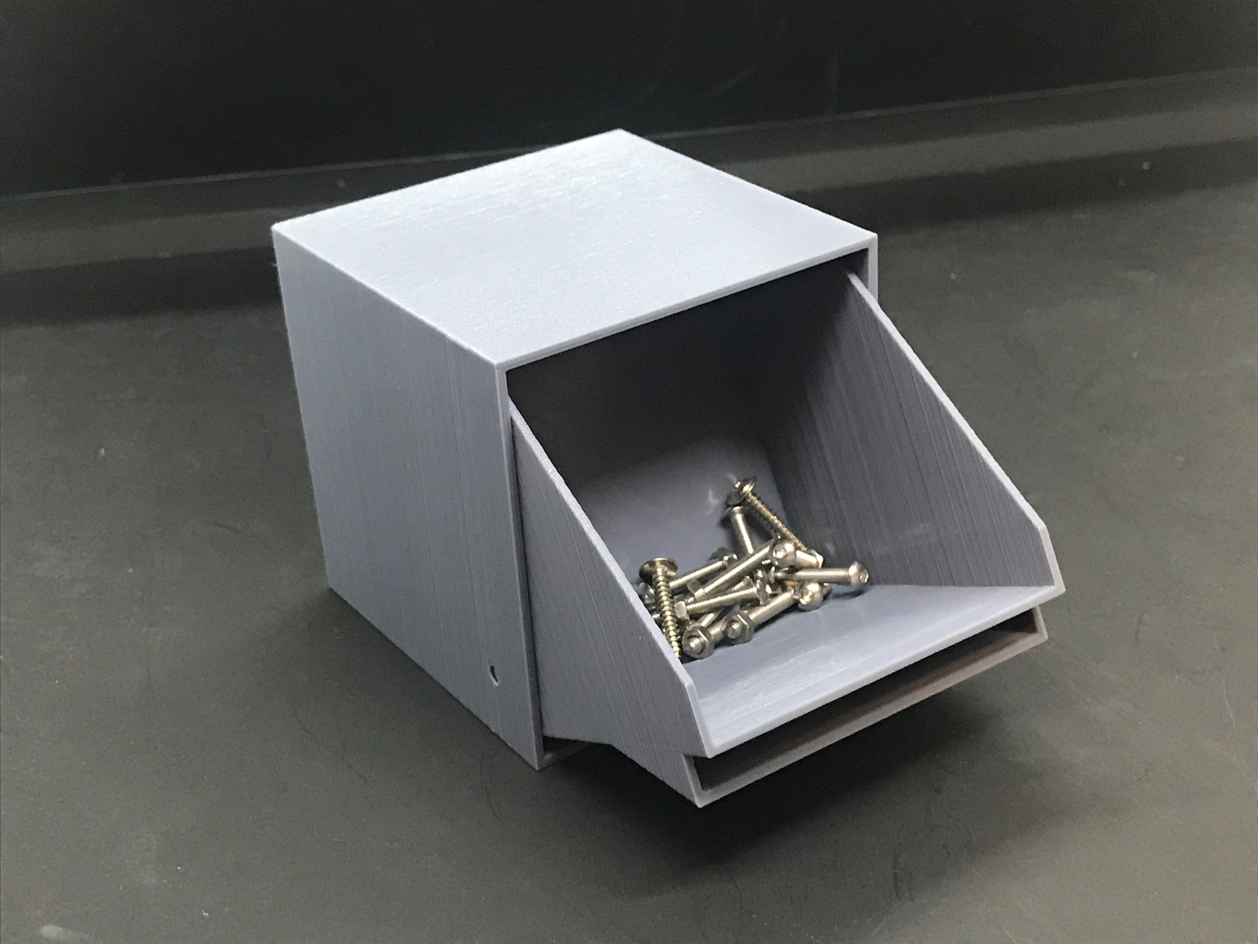 Stackable TiltOut Storage Bins by actualSIZE Download free STL model