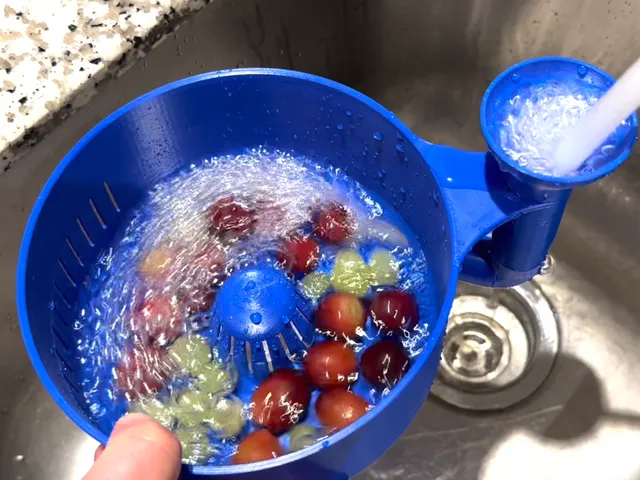 Fruit and Vegetable Washing Basin from Thingiverse # 5685812
