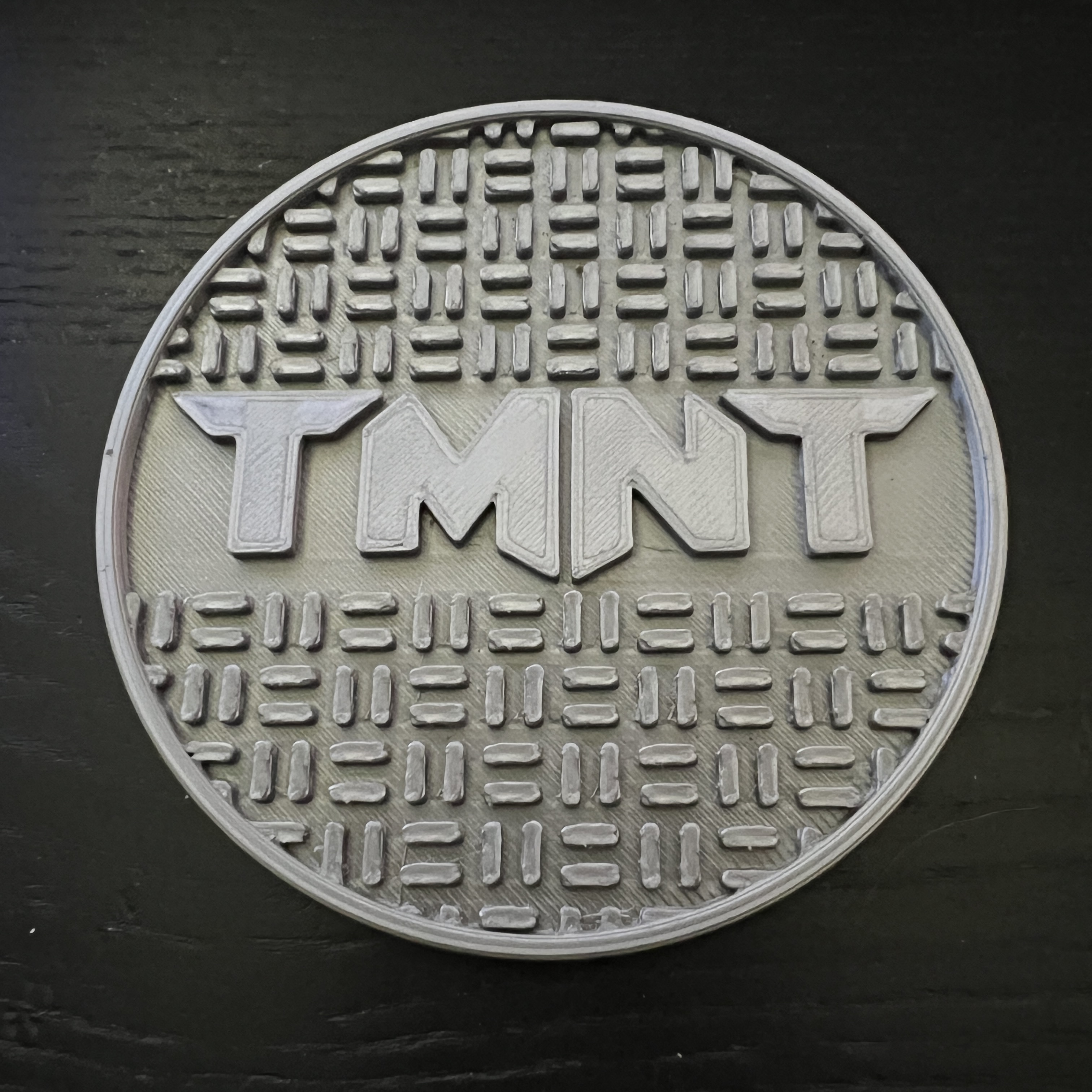 TMNT Manhole Drink Coaster