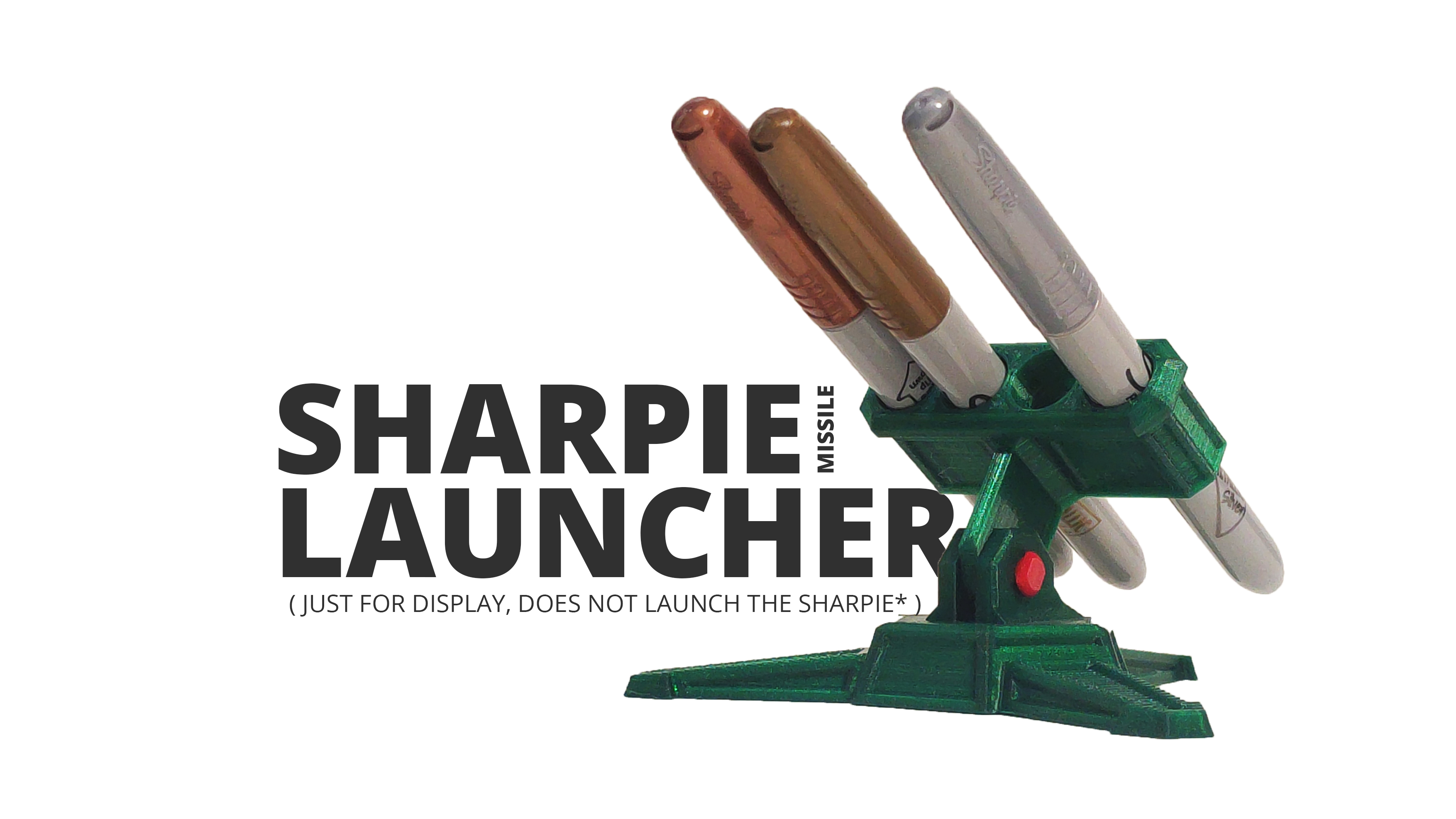 Sharpie Missile Launcher (Pen Stand)