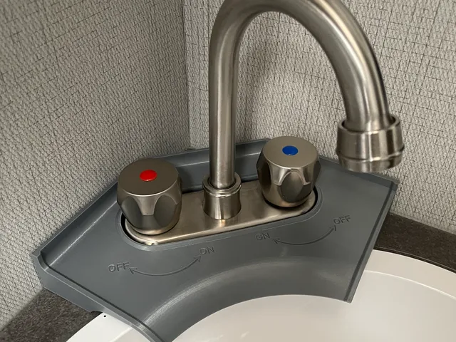 Travel Trailer Faucet Drain