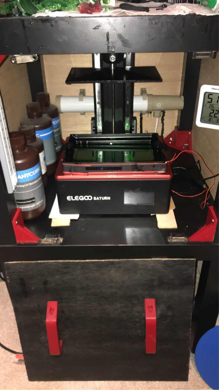 IKEA LACK Resin Printer Enclosure parts by The Critical Effect Download free STL model