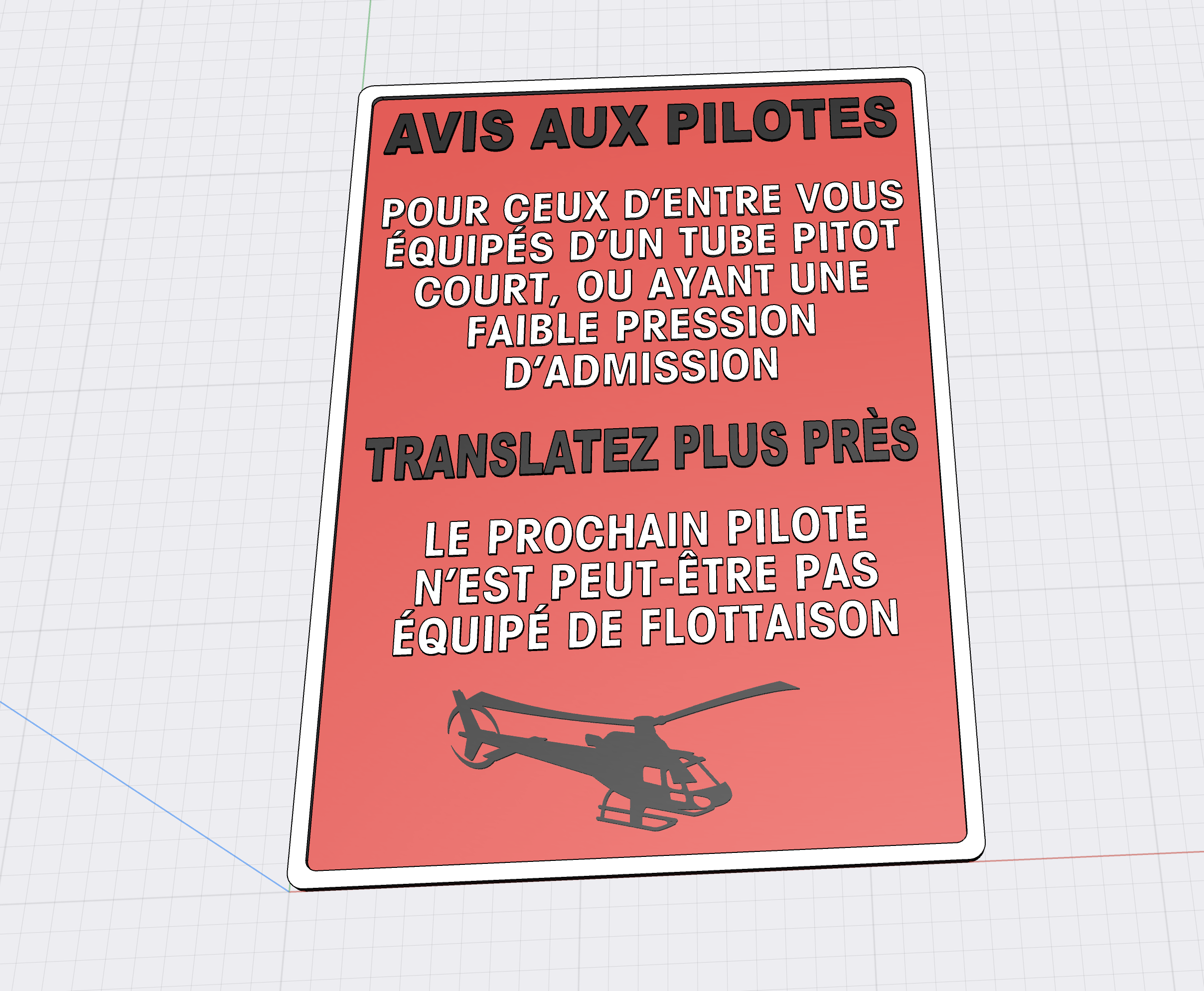 Attention Pilots &amp; Crew by CutMaster | Download free STL model | Printables.com