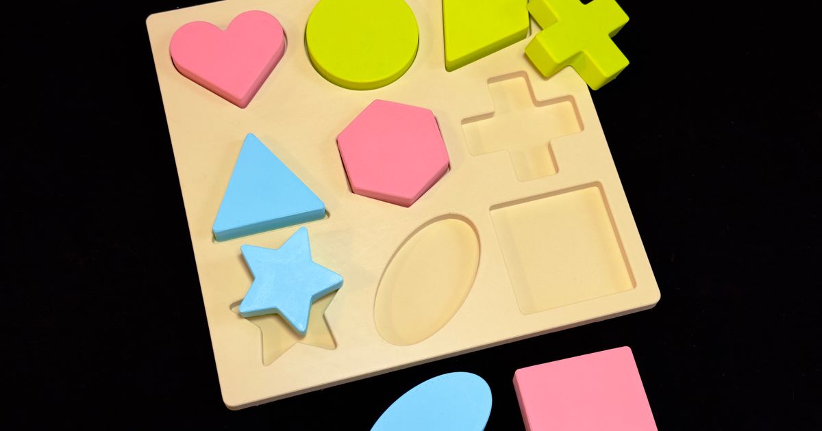 Board: Shapes (filled) by MarekZeman91 | Download free STL model ...