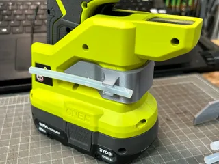 Ryobi P306 Glue Stick Holder by TankerTech, Download free STL model