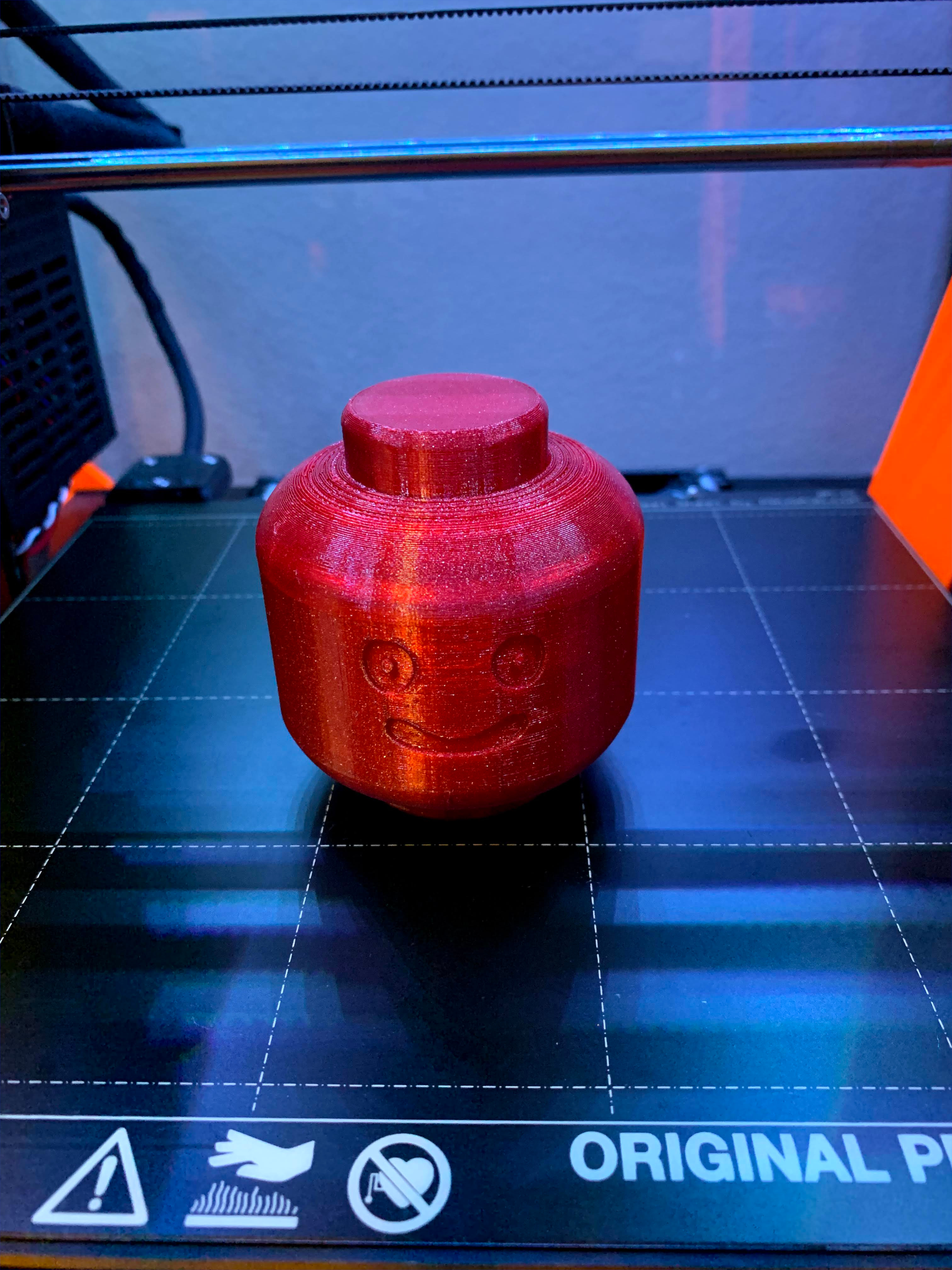 Lego Head Box by zarehz Download free STL model