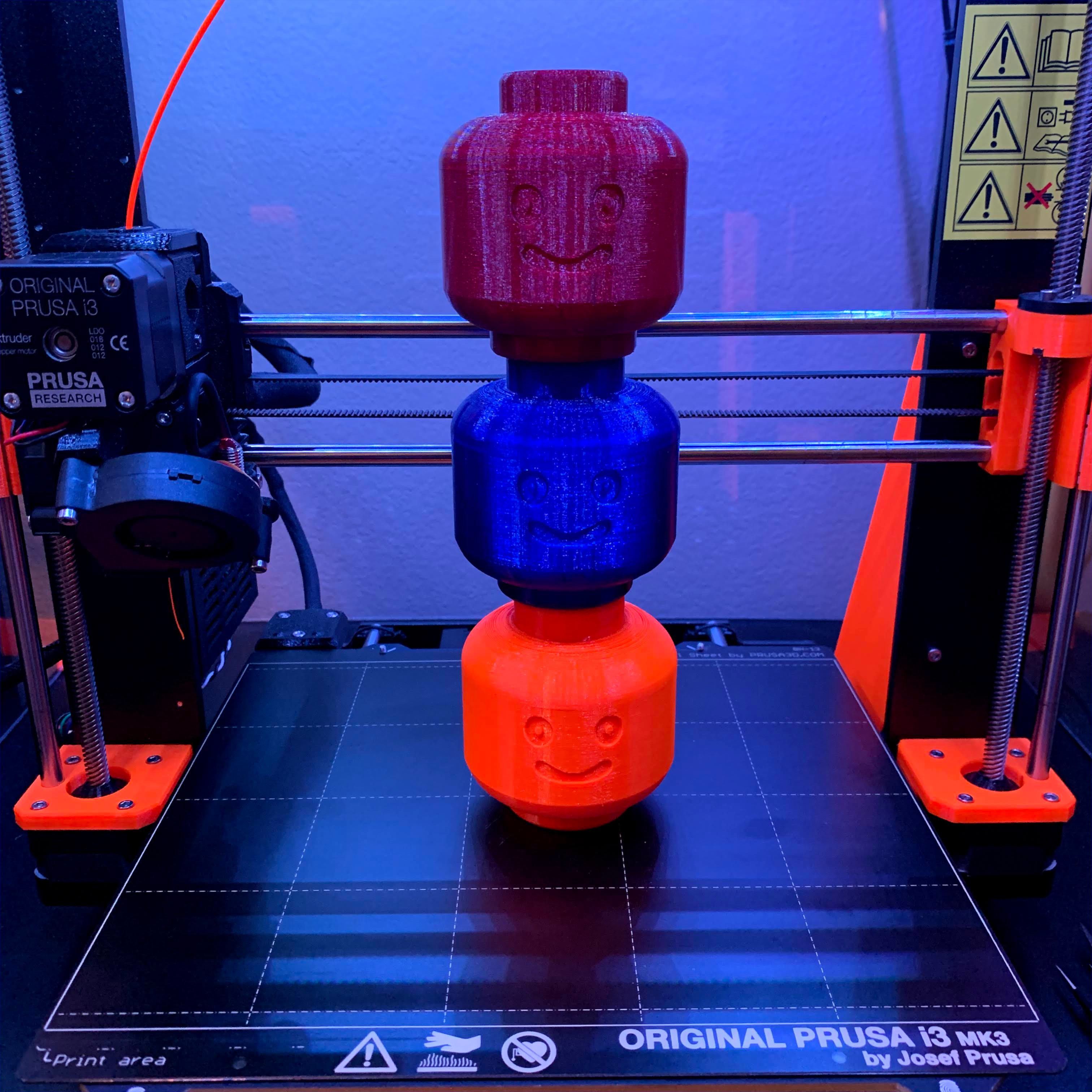 Lego Head Box by zarehz Download free STL model