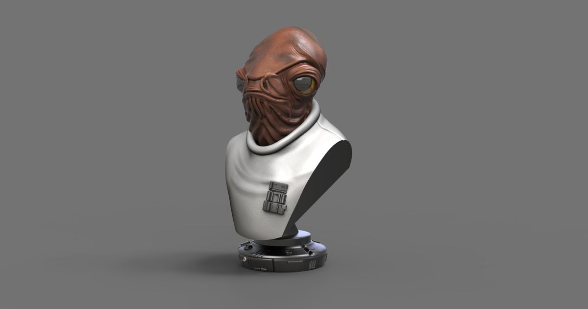 General Ackbar by Wekster | Printables Store