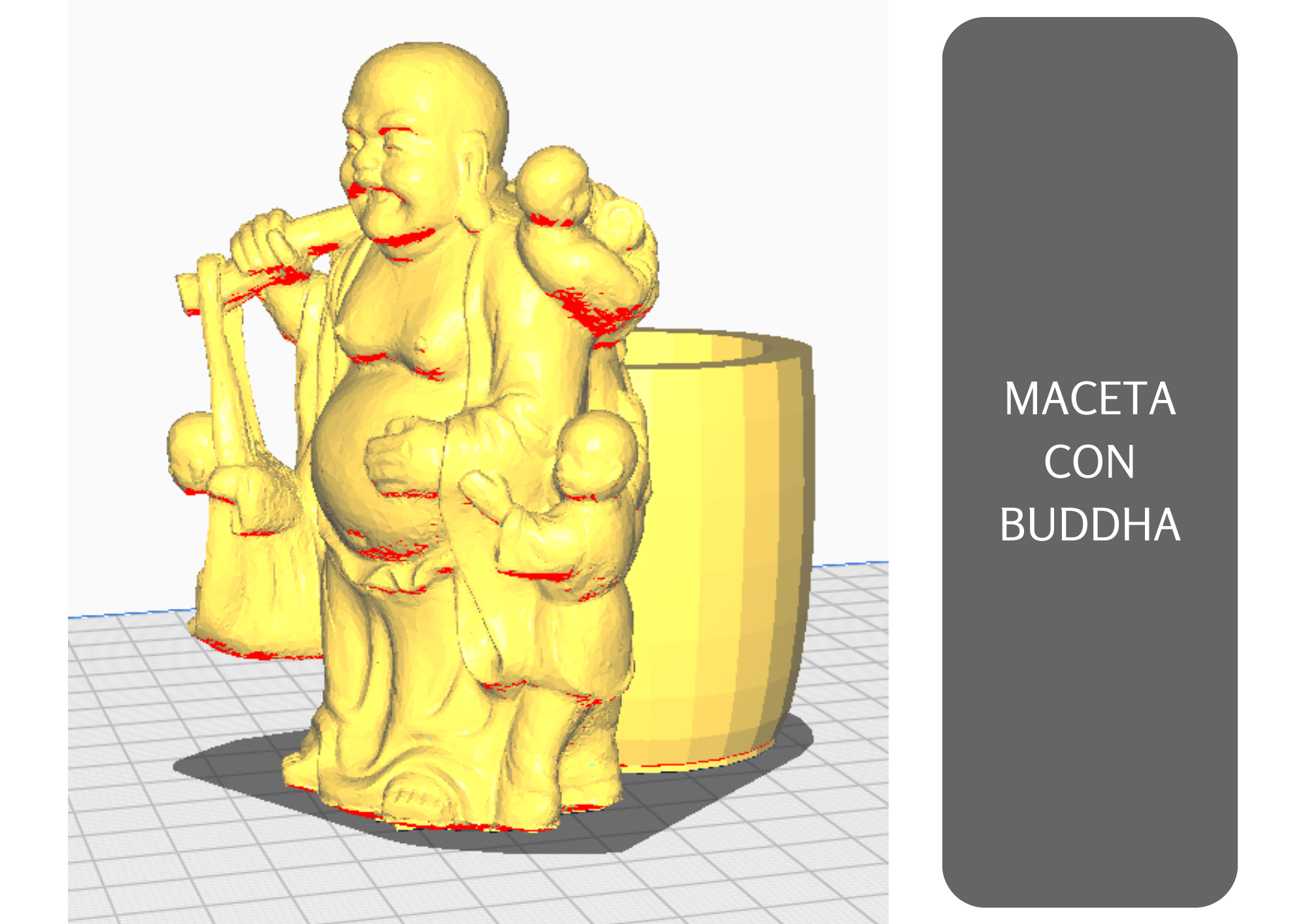 Pot with buddha