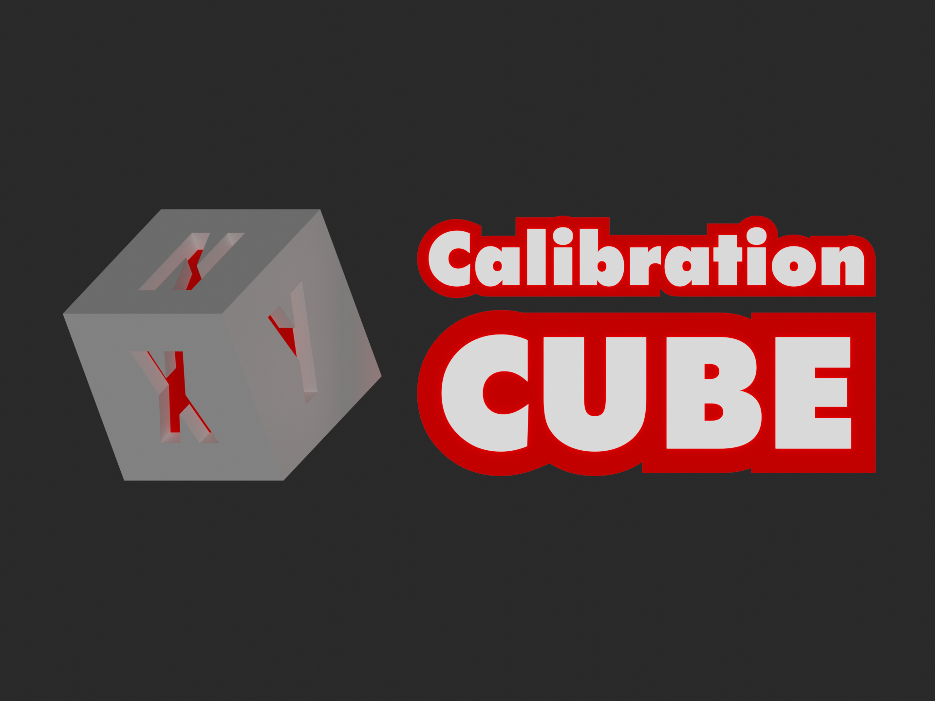 Calibration Cube, 20 mm