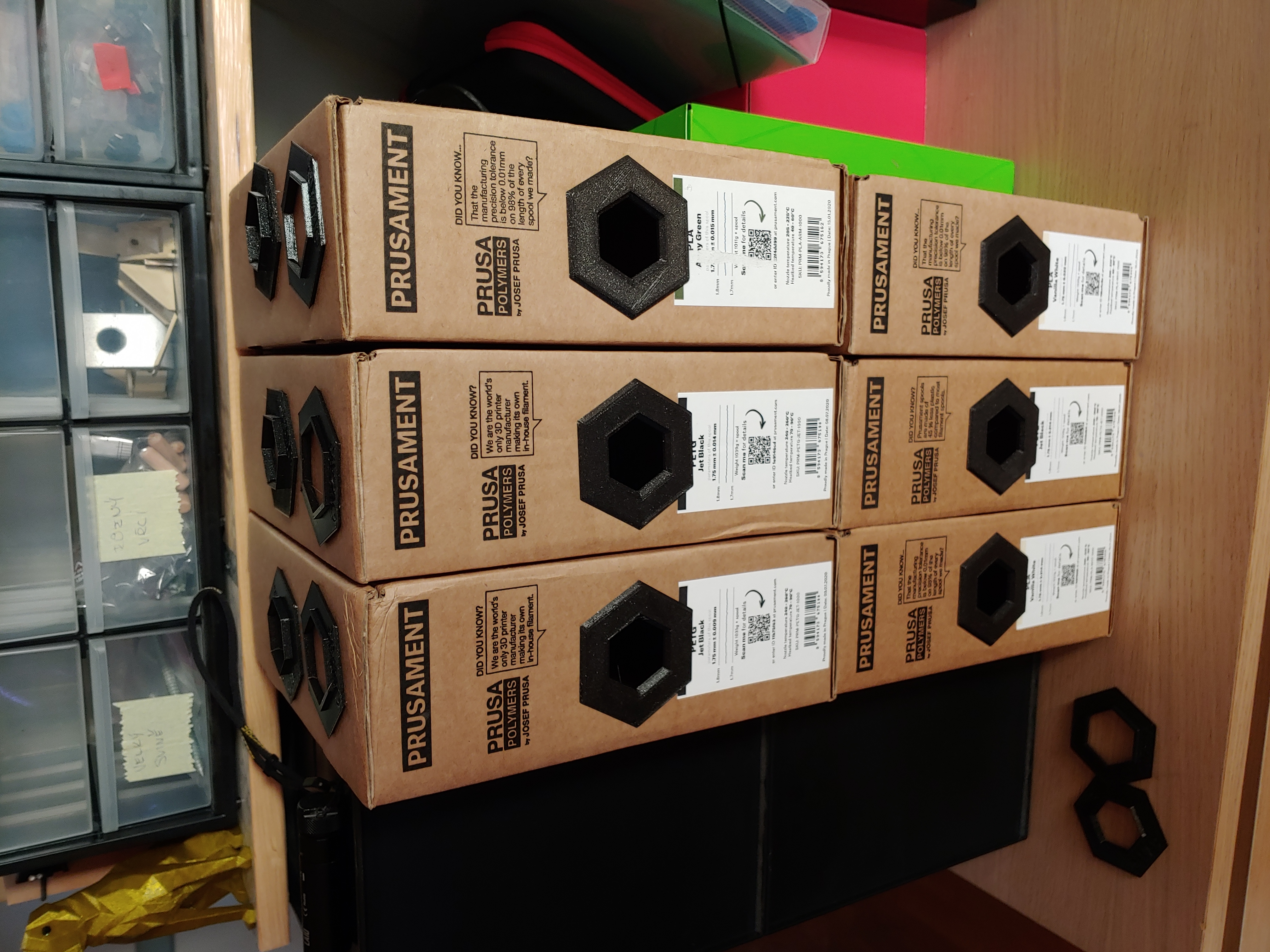 Prusament box hexagon saver