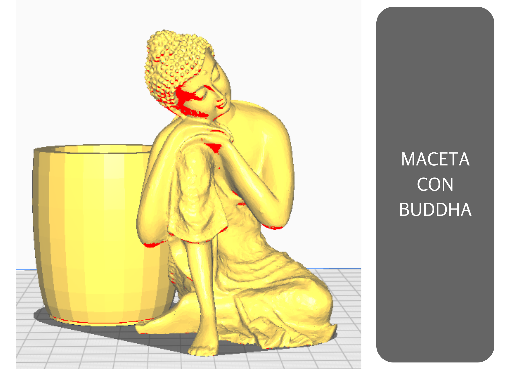 Pot with buddha