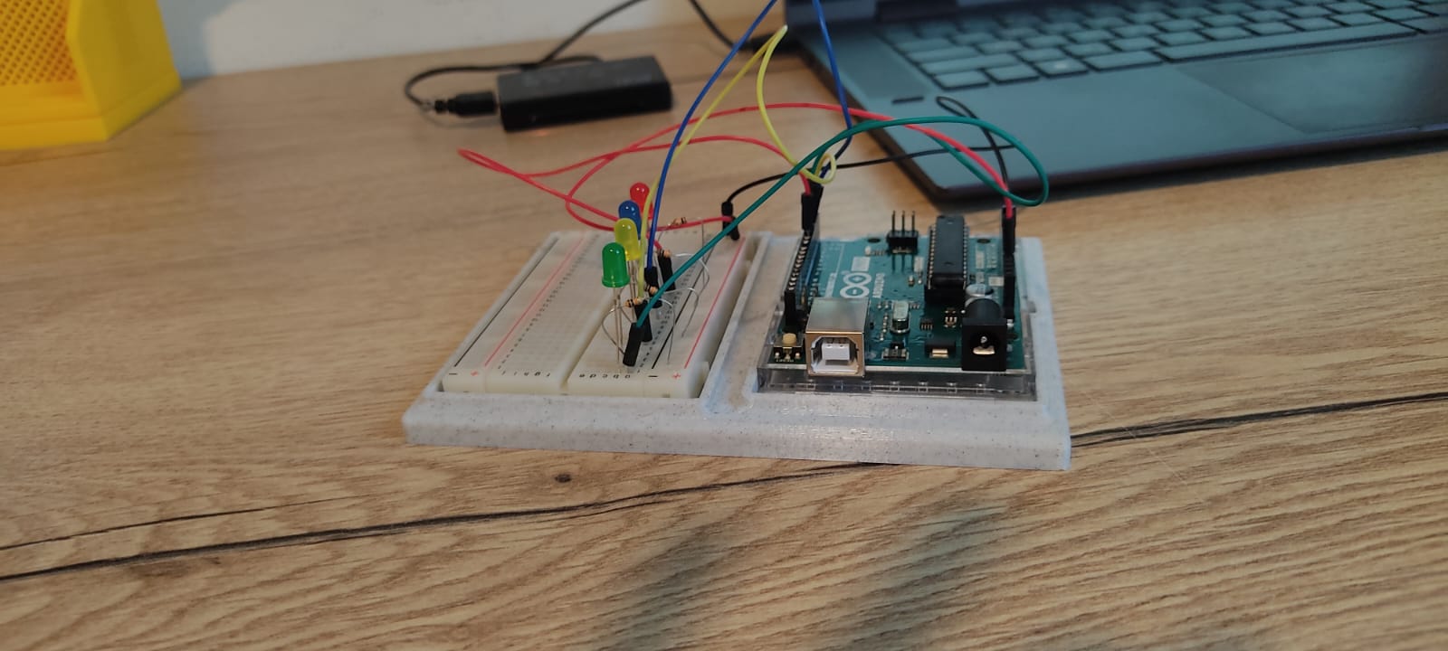 Arduino Uno and 30 row breadboard mount by Nimrod Ben Yossef | Download ...