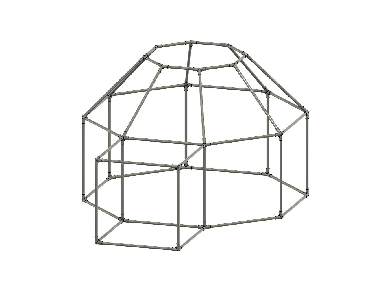 Iglu/Rohrverbinder für 20mm Rohre /Corner Piece for 20mm Rods
