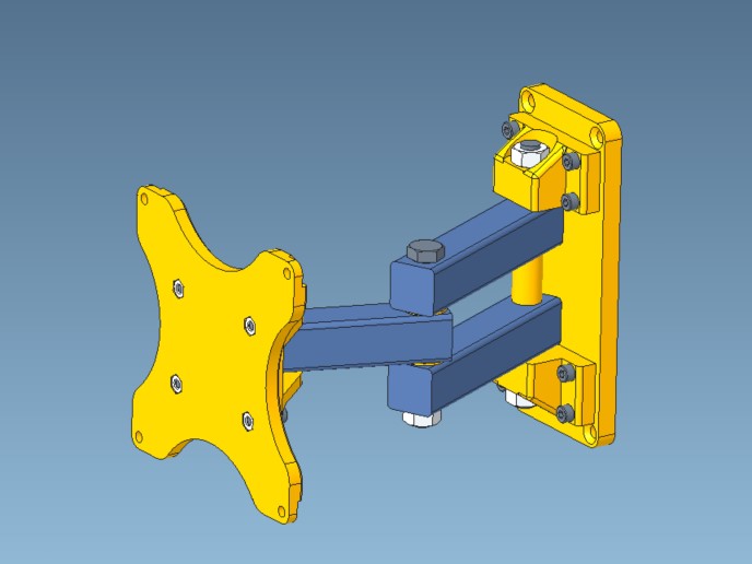 Monitor mount by manazeda | Download free STL model | Printables.com