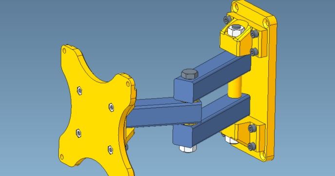Monitor mount by manazeda | Download free STL model | Printables.com