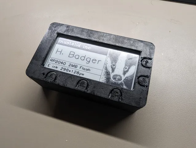 Badger 2040 case with battery