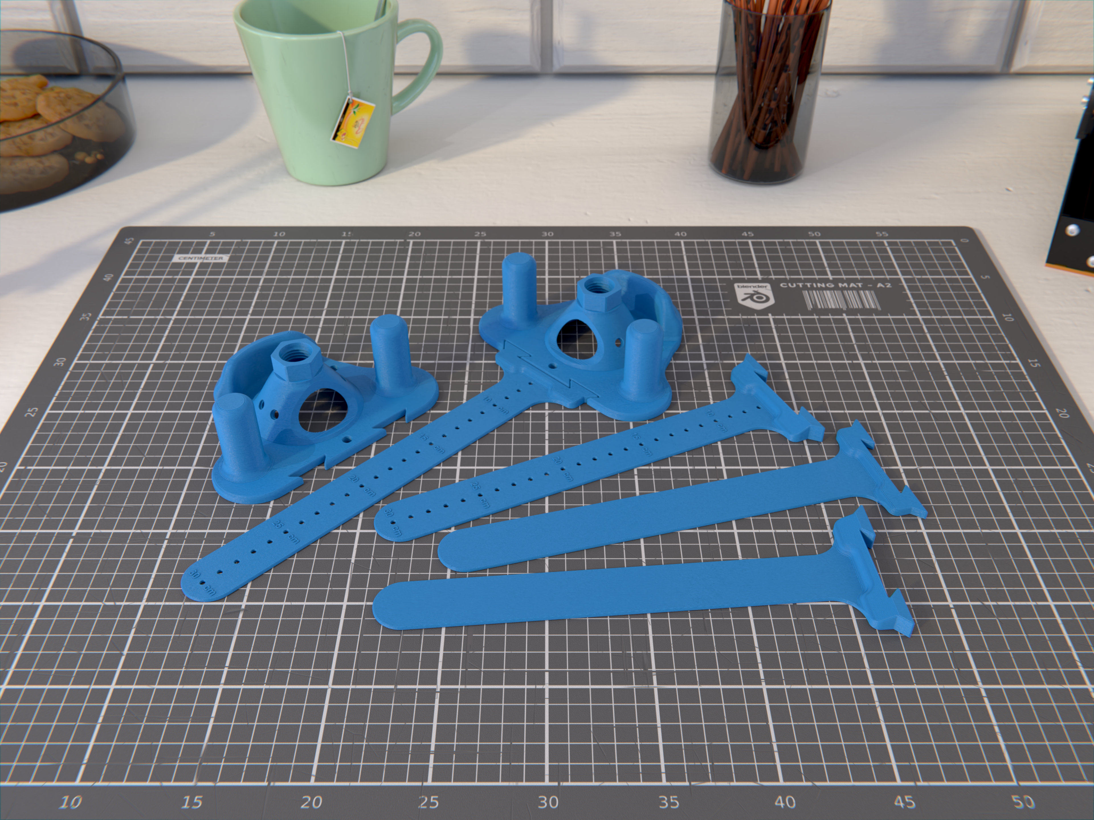 Dremel Router + Flat Guide + Radial Attachment