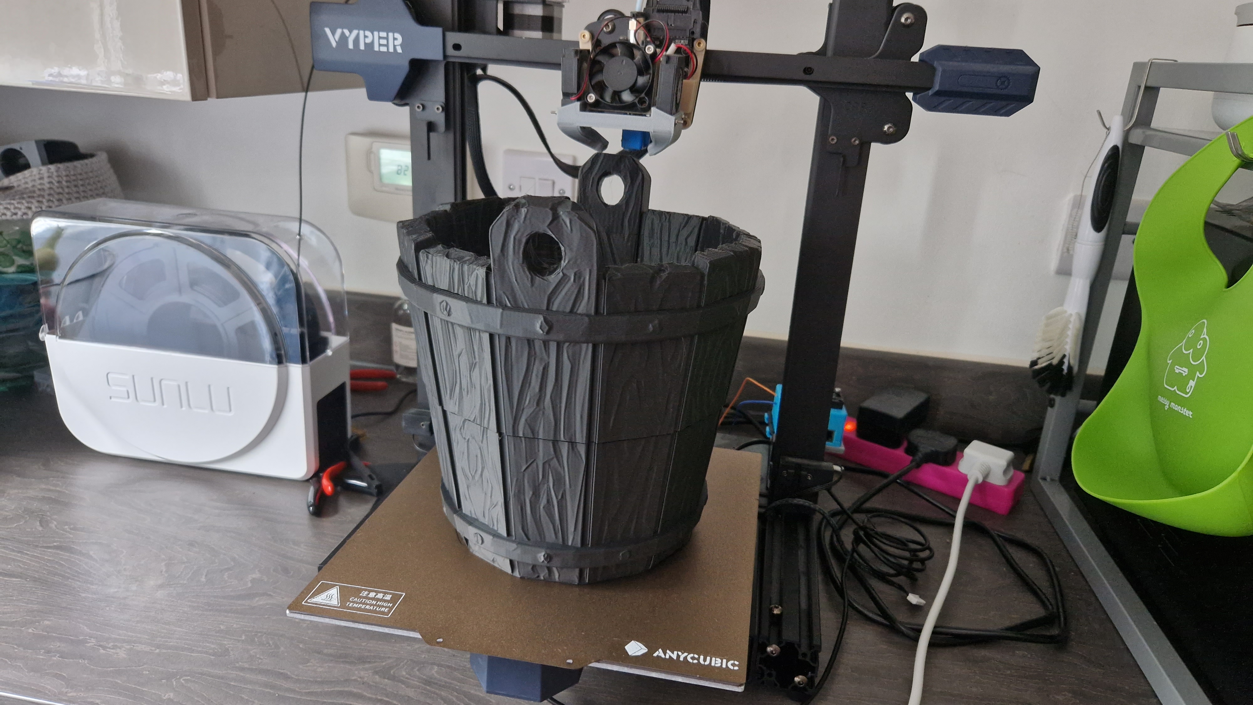 Wooden bucket
