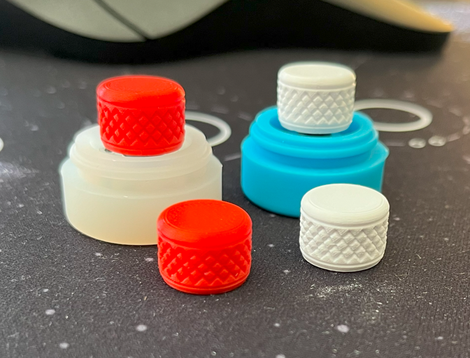 Miniatura 2 do modelo 3D EC12 Knurled Encoder Knob